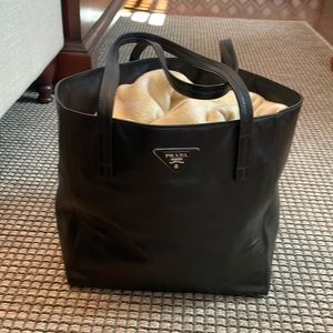Authentic Prada black tote